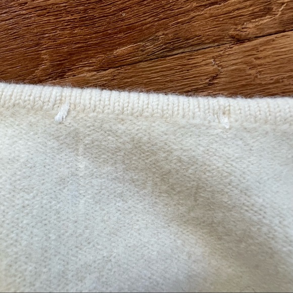 LINE & DOT • Megan Wrap Sweater Top in Cream - Picture 13 of 16